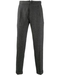 Berwich - Gerade Hose Mit Zickzackmuster - Lyst