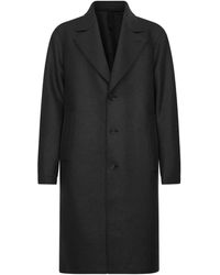 Harris Wharf London - Three-Button Wool Coat - Lyst