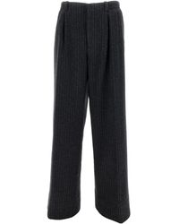 DURAZZI MILANO - Pinstripe Pleated Trousers - Lyst