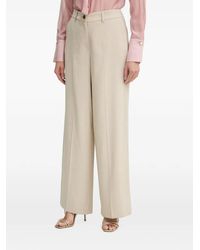 Fracomina - Button-Fastening Palazzo Pants - Lyst