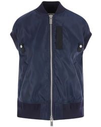 Sacai - Zip-Up Vest - Lyst