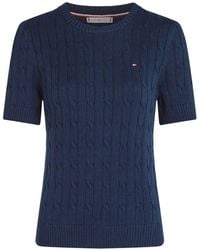 Tommy Hilfiger - Cable-Knit Sweater - Lyst