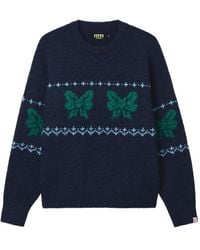 Mini Cream - Intarsia-Knit Sweater - Lyst