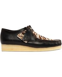 Clarks - Scarpe Stringate Con Stampa Animalier - Lyst
