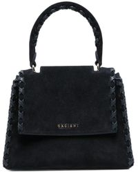 Orciani - Braided-Trim Suede Tote Bag - Lyst