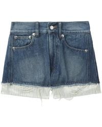 A.P.C. - Jeans-Shorts im Layering-Look - Lyst