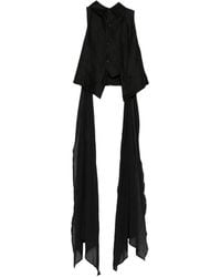 Yohji Yamamoto - Layered Asymmetric-Hem Waistcoat - Lyst