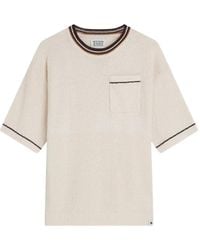 Scotch & Soda - Knitted Cotton T-Shirt - Lyst