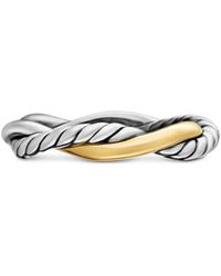 David Yurman - 14Kt Petite Infinity Band Ring (4Mm) - Lyst