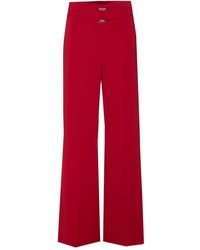 Patrizia Pepe - Belted Side-Zip Trousers - Lyst