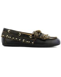 Bibi Lou - Aurelie Fringed Leather Loafers - Lyst