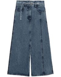 3.1 Phillip Lim - A-Line Denim Skirt - Lyst