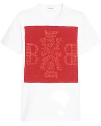 Barrie - Logo-Patch T-Shirt - Lyst