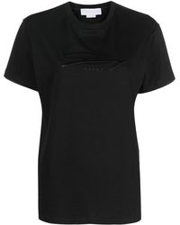 Genny - Chest-logo Crew-neck T-shirt - Lyst