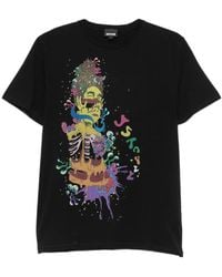 Just Cavalli - Graphic-Print T-Shirt - Lyst