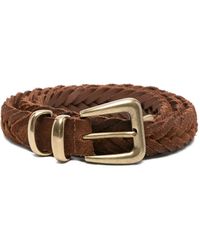 Eleventy - Braided Suede Belt - Lyst