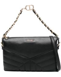 Twinset - Quilted Chain-Strap Shoulder Bag - Lyst