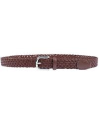 Paul & Shark - Woven Leather Belt - Lyst