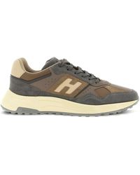 Hogan - Hyperlight Suede Leather Sneakers - Lyst