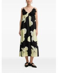 Stine Goya - Ruffled Floral Dress - Lyst