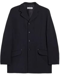 Jil Sander - Technical Crêpe Deconstructed Jacket - Lyst