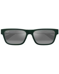 Maui Jim - Keola Rectangle-Frame Sunglasses - Lyst