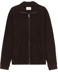 NN07 - Boiled Merino Zip-Up Sweater - Lyst