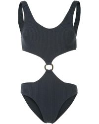 Duskii Julia Cut-out Swimsuit - Blauw