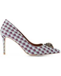 Kurt Geiger - Crystal-Embellished Eagle Head Pumps - Lyst