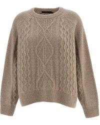 arch4 - Pull Delilah En Maille Torsadée De Cachemire - Lyst