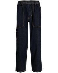 Chocoolate - Straight-leg Contrast-stitching Jeans - Lyst