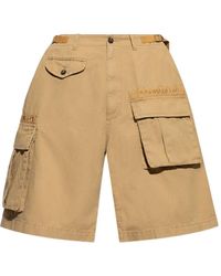 DSquared² - Cargo-Pocket Logo-Plaque Shorts - Lyst