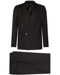 época - Double-Breasted Herringbone Suit - Lyst