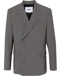 MSGM - ロゴパッチ ジャケット - Lyst