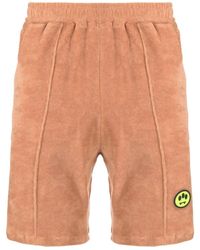 Barrow - Shorts Aus Frottee Mit Logo-Patch - Lyst