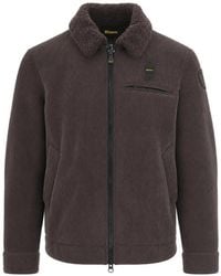 Blauer - Fourth Corduroy-Effect Fleece-Collar Jacket - Lyst