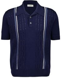 Piacenza Cashmere - Short-Sleeve Cotton Polo Shirt - Lyst