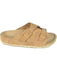 Birkenstock - Sandales En Daim Zurich À Double Boucles - Lyst