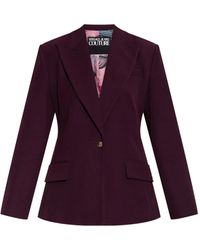 Versace Jeans Couture - Blazer Met Knopen - Lyst