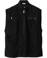 Burberry - Broderie Anglaise Canvas Vest - Lyst