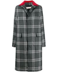 Marni Mantel Met Print - Grijs