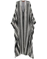 Missoni - Caftan Rayé À Sequins - Lyst
