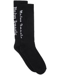 Palm Angels - Intarsia Logo Socks - Lyst