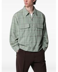 Needles - Giacca A Quadri Con Zip - Lyst