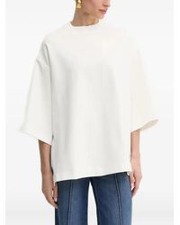 Liviana Conti - Bluse mit rundem Ausschnitt - Lyst