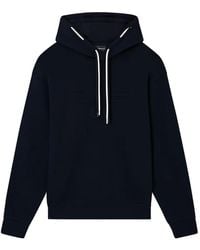 Emporio Armani - Loose-Fit Hooded Sweatshirt - Lyst