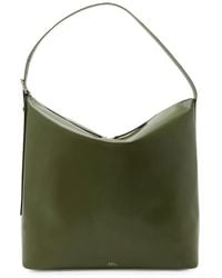 A.P.C. - Vera Leather Bucket Bag - Lyst