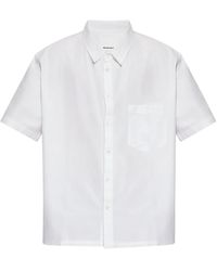 Isabel Marant - Short Sleeve Cotton Shirt - Lyst
