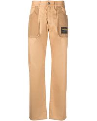 Moschino - Straight-Leg Cotton Trousers - Lyst