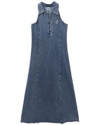 B+ AB - Halterneck Logo-Embellished Dress - Lyst